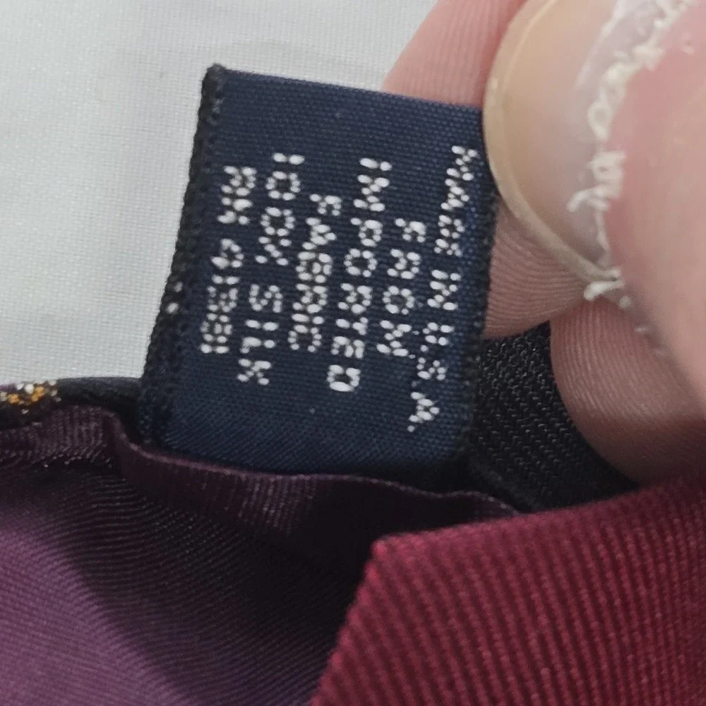 Vintage Polo Ralph Lauren Tie Silk Handmade USA 56